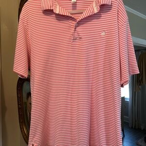 The Beaufort Bonnet Pink and White Polo Shirt